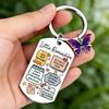 Motivational You Are Enough Keychain Stainless Steel Keyring Inspirational Gift Suitable For Car Key And Everyday Carry