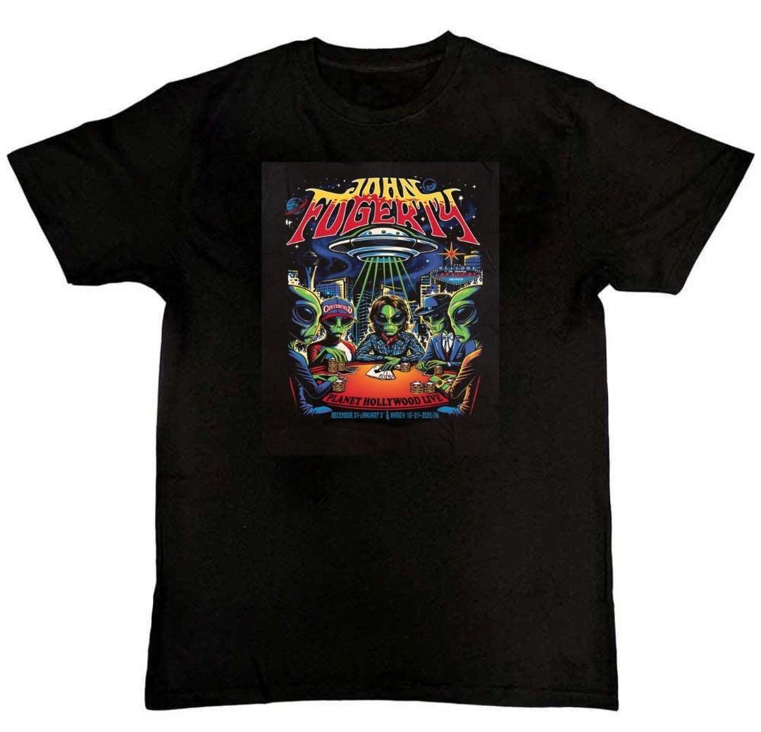 Rare John Fogerty Tour Graphic Print Mens T-Shirt S-4XL M