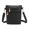 Simple diamond square bag autumn and winter new fashion women's messenger mobile phone change bag bucket bag women