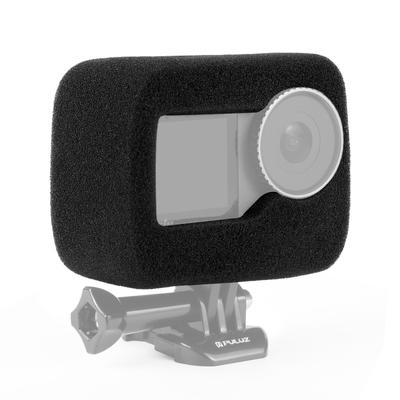 For DJI Osmo Action 4 / 3 PULUZ High Density Foam Windshield (Black)