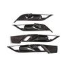 For BMW X1 F48 X2 F47 2016- ABS Carbon Fiber Car Inner Door Handle Trim Frame Cover Trim Sticker Interior Car Accessories
