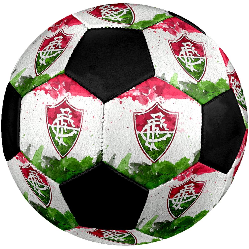 SIZE 5 Fluminense FC Soccer Ball Colorful All Ages Machine Stitched PVC Competition Ready Durable High-Bounce