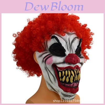 Máscara de Payaso de Terror de Látex Halloween Fiesta de Navidad Accesorios para Role Play Disfraz de Miedo