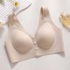 Seamless Wireless Front Buckle Comfortable Nursing Bra Plus Size Breastfeeding Support Bra