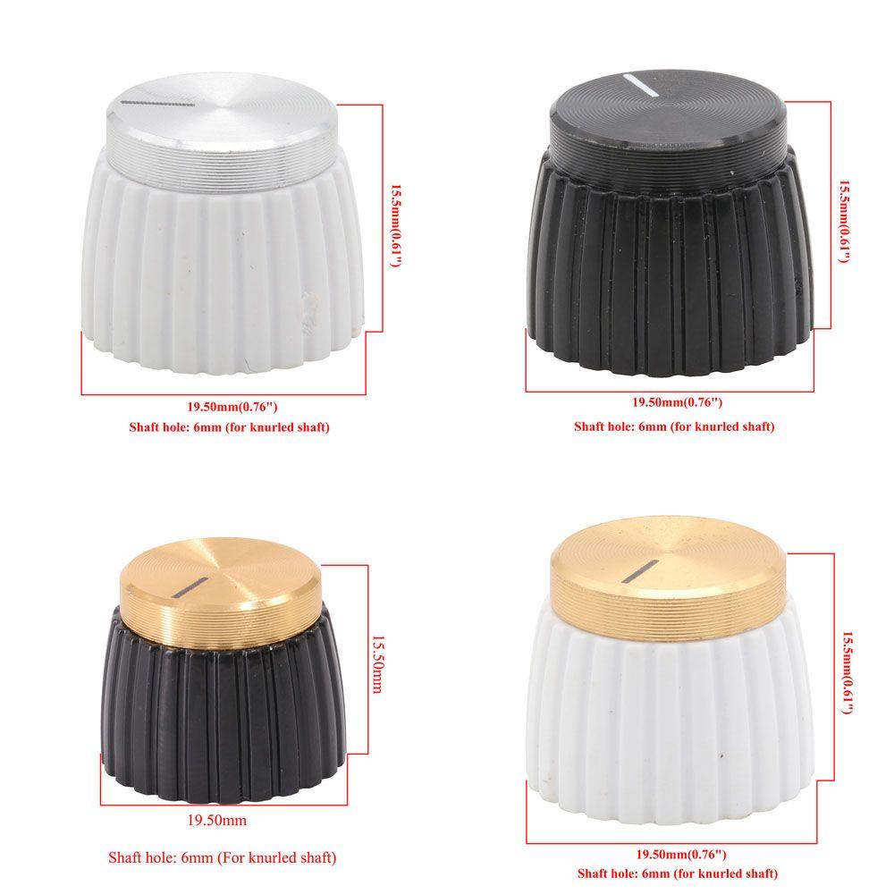 Guitar Volume Adjustment Pointer Knob Caps Potentiometers Amplifier Knobs Passive Components