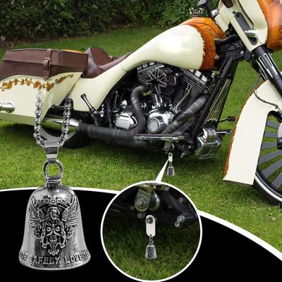 Biker-Glocken für Frauen Engel Motorradzubehör Kleiner Biker-Glocken-Anhänger für Langstreckenfahrten Roadtrip Tägliches Pendeln