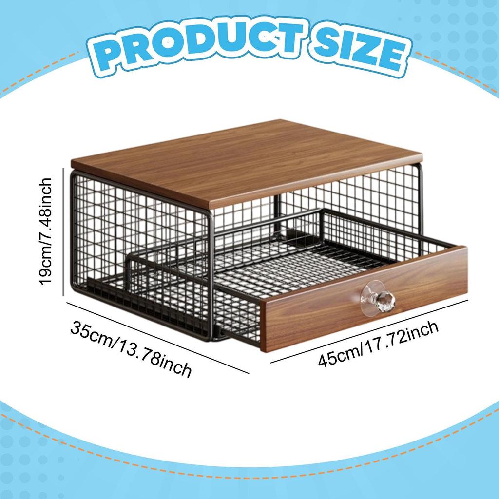 Coffee Pod Drawer, Portable Versatile Espresso Pod Holder, Coffee Capsule Drawer, Espresso Maker Machine Stand for Desktop