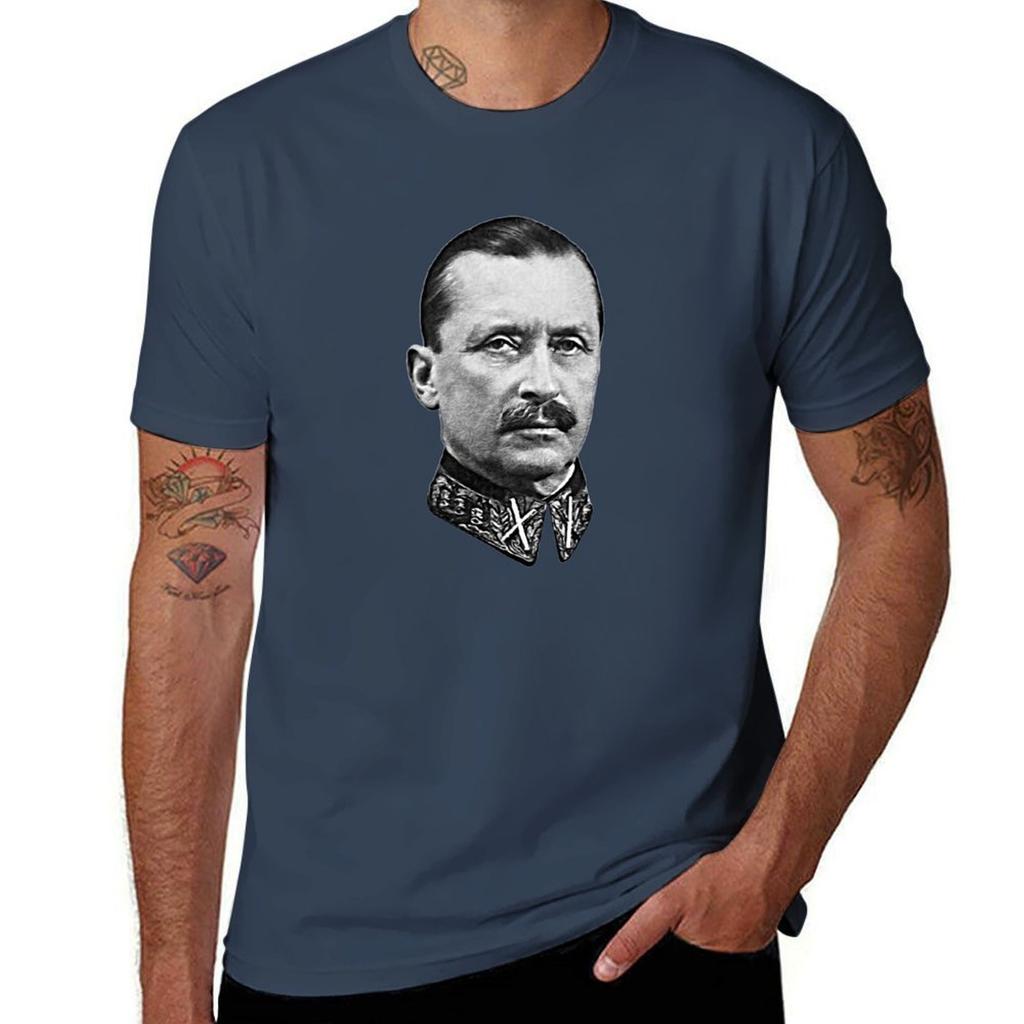 Carl Gustaf Emil Unisexnerheim TShirt Simple Casual Short Sleeve Cotton TShirt