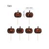 Halloween Pumpkin Party Decorations Ghost Theme Cake Toppers Paper Set Dessert Table Decoration