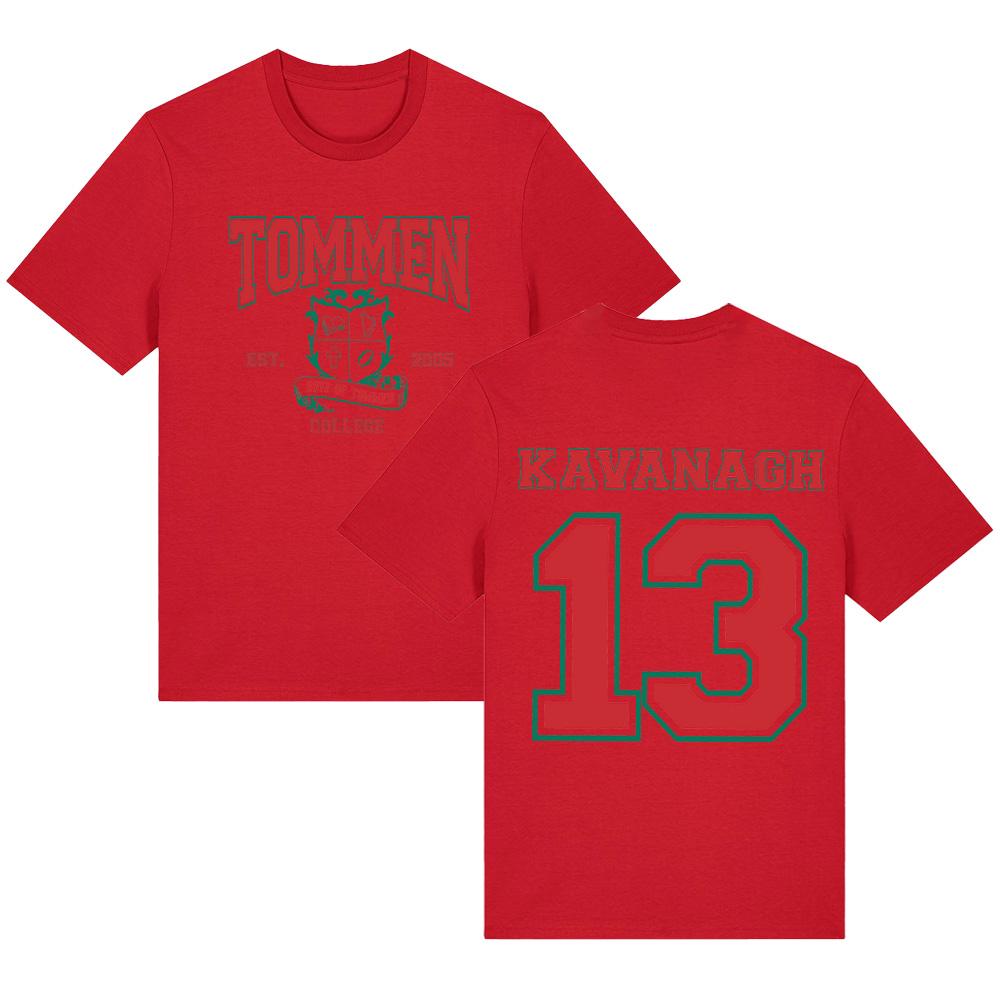 T-shirt Boys of Tommen Tommen College Kavanagh 13 Maglietta Regalo per Amante dei Libri Cotone Puro di Alta Qualità T-shirt Unisex Abbigliamento Casual