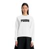 Puma Sweatshirts Women's White Crew Neck Moderate Regular 855318-02