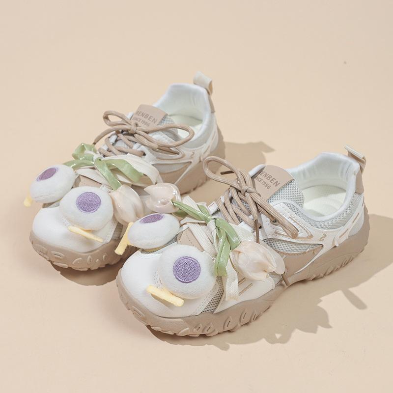 

Niche German Training Forrest Gump Shoes Women s 2025 Autumn New Inner Height Increase Platform Fashion Casual Dad Sneakers Women 40 хаки