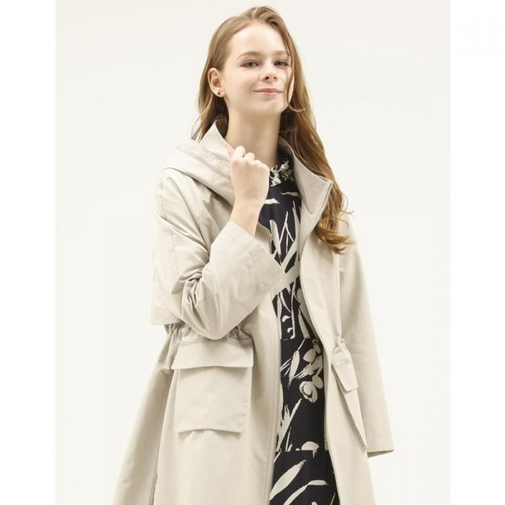 SON JUNG WAN Chain Hood Trench Coat Ztn6161010