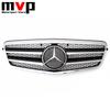 Chrome Black AMG Style Racing Grille With Emblem Logo Badge For Mercedes Benz E-Class W212 2009-13 E200 E250 E300 E350 E500 E550 uuu1