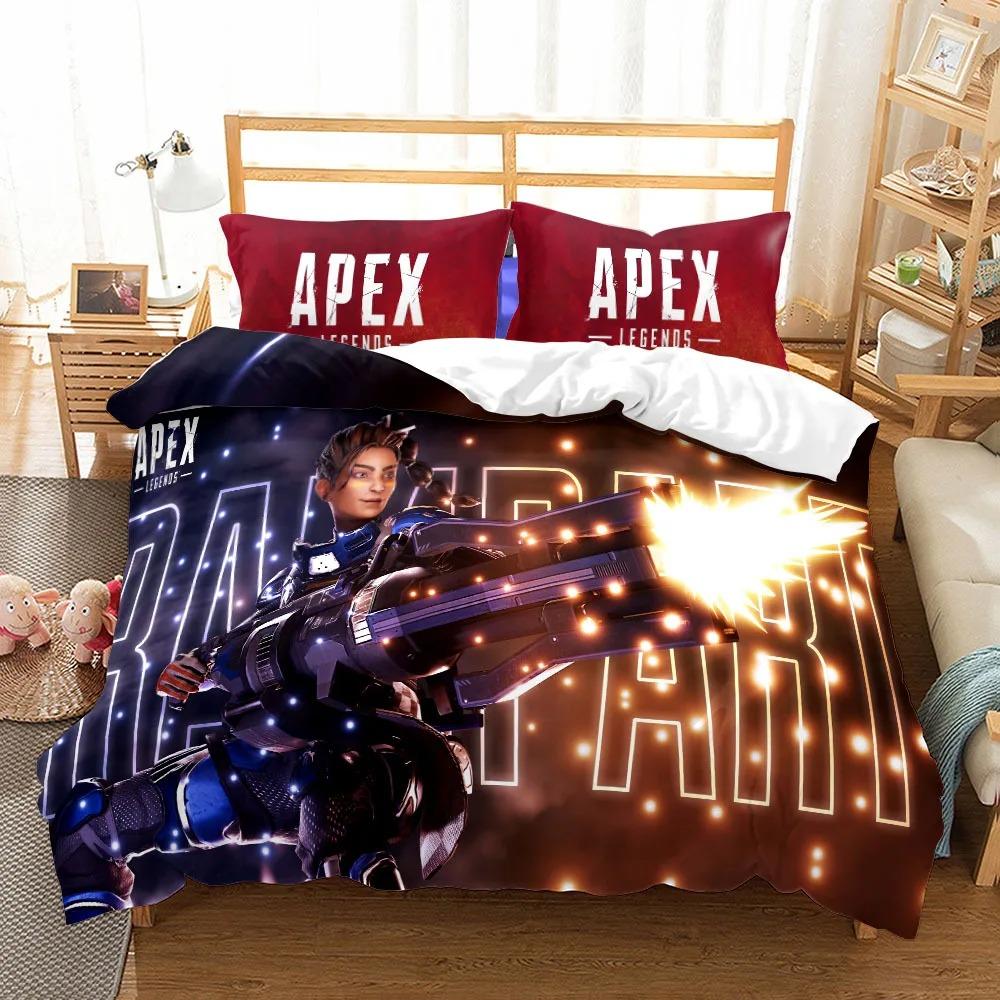 Comforter Game Characters Apex Gamer Apex Bedding Sets For Teenagers & Adults 3D Printed