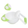 Baby Food Masher Bowl Set Non Slip Long Bowl Handle Fruit Vegetable Puree Mash Bowl with Grinding