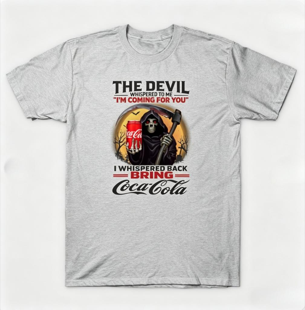 summer Grim Reaper Diet Coke Parody Soda Lover Dark Comedy TShirt Unisex Casual and Comfortable Tshirt Streetwear
