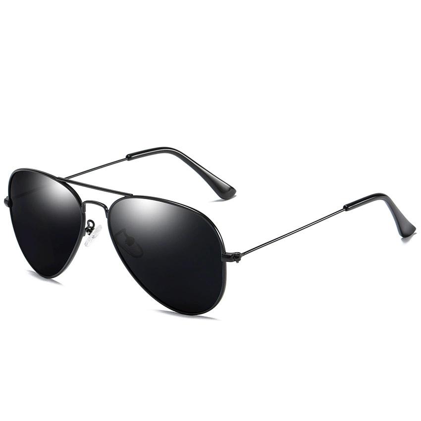 

Pilot Aviation Polarized Sunglasses Men Shades Retro Classic Silver Sun Glasses Female Male Brand metal frame Eyewear sunshade чорний