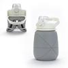 Tragbare faltbare Silikon-Reise-Wasserflasche