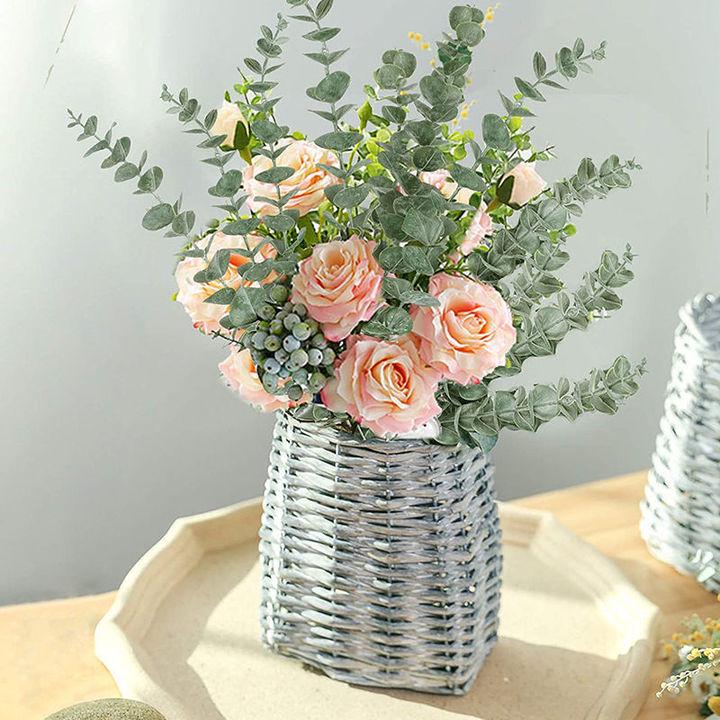 Artificial Eucalyptus Branch - Green Plant for Home Décor and Flower Arrangements