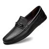 Men's New Style Breathable Loafers - Top Layer Cowhide Casual Leather Shoes for Business
