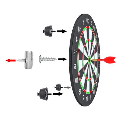 Dartboard-Montageset aus Metall mit sicherer Befestigung. Dartboard-Wandmontagesystem aus Metall zur einfachen Montage der Dartscheibe