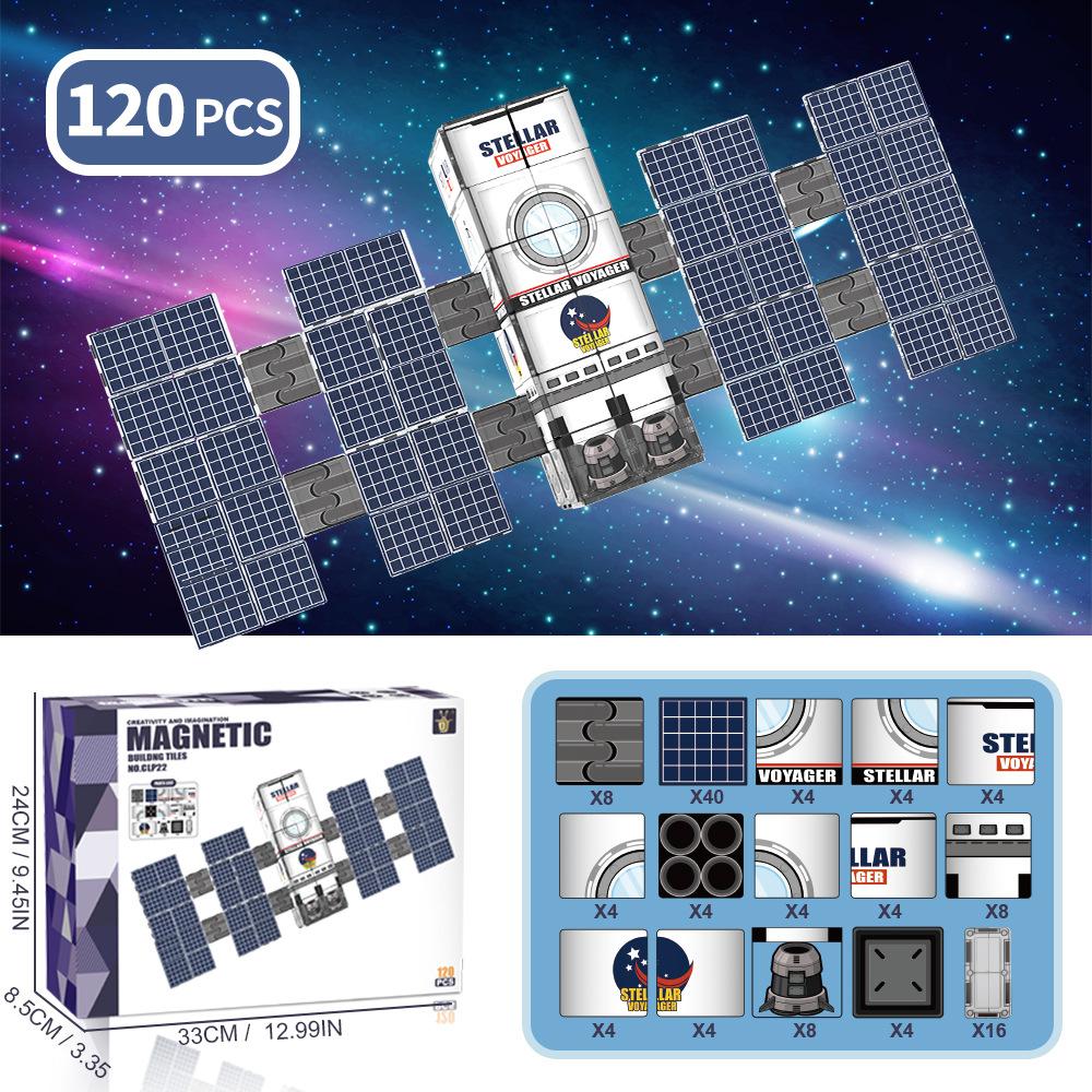 4D Theme Magnetic Sheet Building Block Puzzle Assembly Early Education Boys And Girls Baby Magnet Puzzle Toy