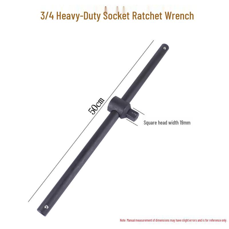 Heavy-Duty 3/4 Drive Sliding T-Handle Wrench & Socket Set