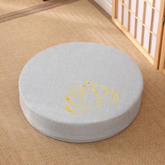 Japanese Linen Bay Window Cushion - Thickened, Removable, Washable Tatami Meditation Mat