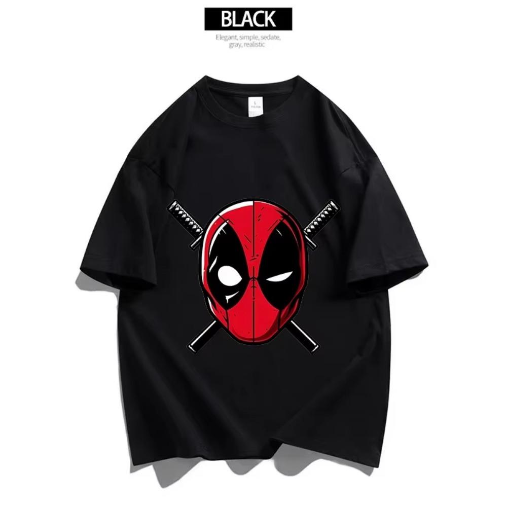 MINISO Marvels Spidermans Women Men T Shirt Fashion Printed Summer Clothes Marvels Anime Cartoon Tee Shirt Short Sleeve Tops