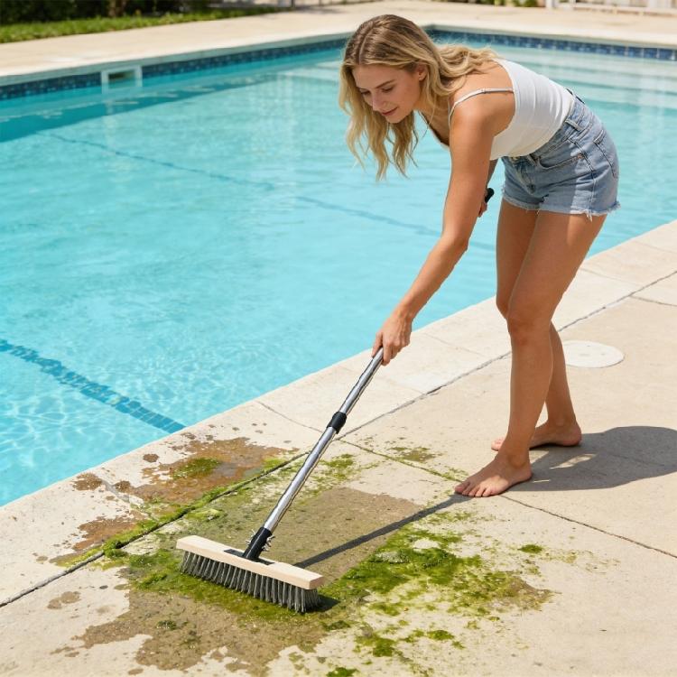 Starker 59-Zoll ausziehbarer Bodenreiniger Ideal für Ziegelgehwege Baustellen und Parkplätze viele
