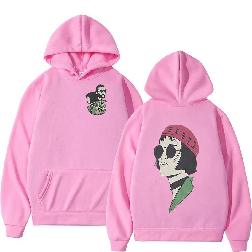 Movie Leon The Professional Print Hoodie Men Women Fleece Fashion Pullover Sweatshirt Retro Harajuku Oversized Hooded Streetwear