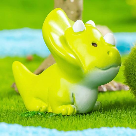 Micro Landscape Ornament Mini Dinosaur Resin Figurines Forest Theme Miniature Decor