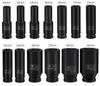 32-Piece Heavy-Duty 1/2" Impact Socket Set with Extended Hexagonal and Torx Sockets in Iron Box