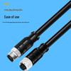 M12 12-Pin Type A Aviation Sensor Connector Cable