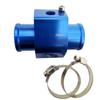 Aquamie Universal Temperature Sensor Attachment Adapter PT 1/8 Radiator Hose Blue (28mm)