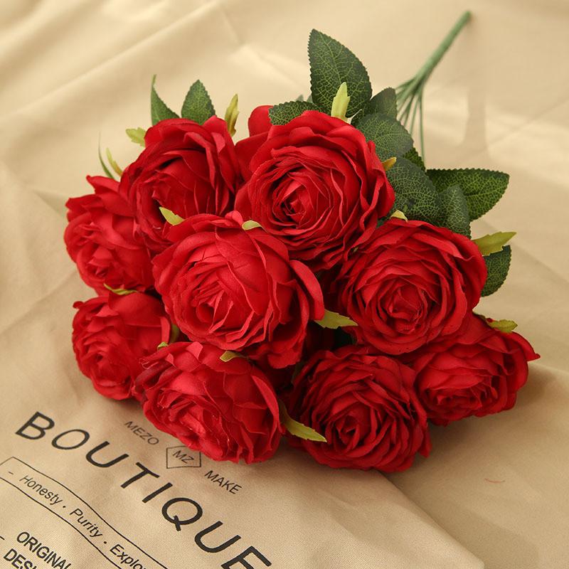 Highend Silk Rose Flower Decor For Wedding Home Photography And Outdoor Arrangements