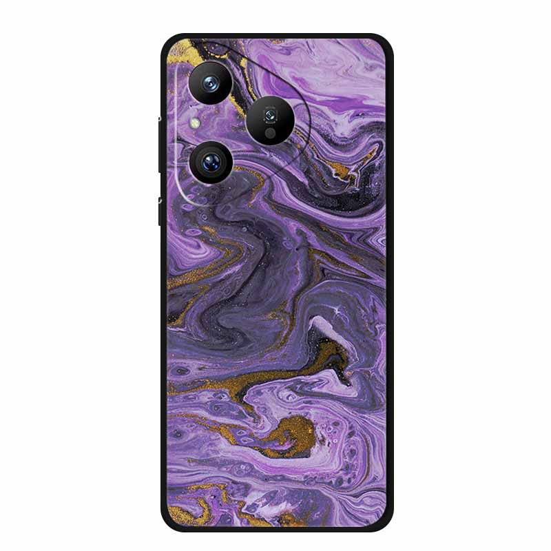 For Huawei Pura 80 5G Case Marble Granite Textured Soft Silicone TPU Phone Case For Pura80 5G Bumper Coque Mica Painted Cover