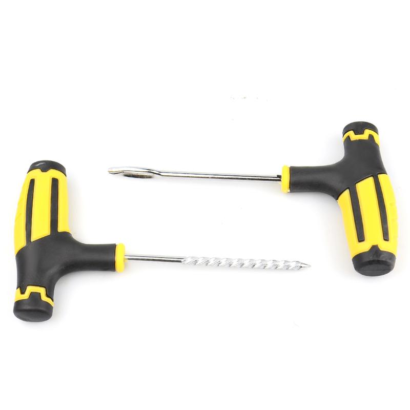 Best Quality Car Tire Repair Tool Tire Repair Kit Studding Tool Set Auto Bike Tubeless Tire Tyre Puncture Plug Garage Tools