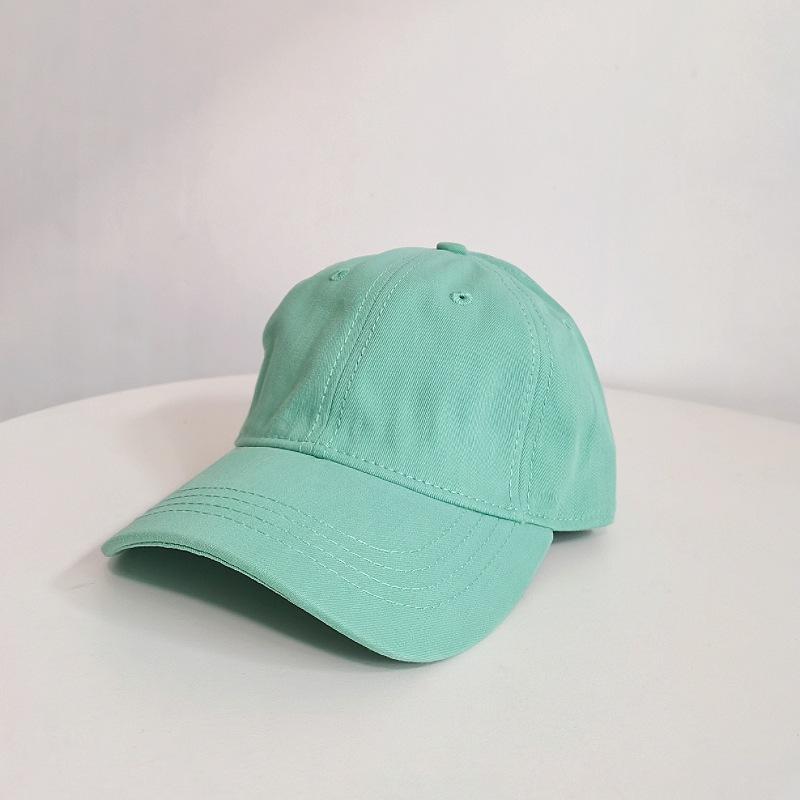 Dopamine solid color versatile baseball hat, unisex all-season commuting candy color sunshade hat with big head coverage