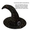 Halloween Prom Party Hat Witch Hat Witch Hat Veil Hat Printed Pumpkin Hat Black Tip Hat