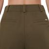 ANDAR Cotton Blend Half-Banding Single-Pleat Wide Slacks