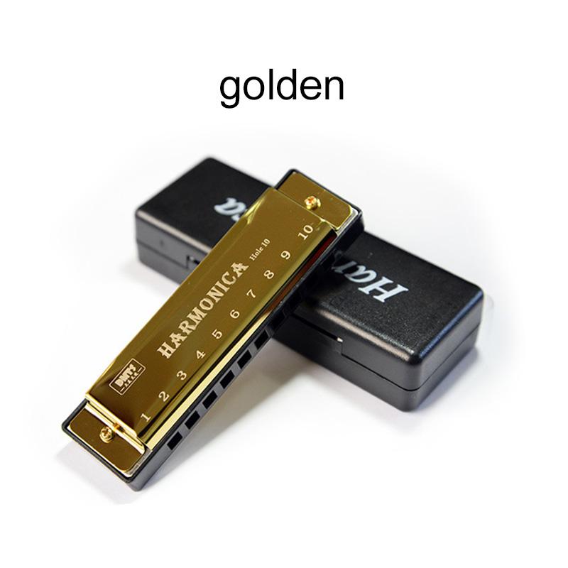 1pc Mini Harmonica Key of C 10 Hole Diatonic Harmonica with Case Party Favors Festival Noise Generator Gathering Gifts TMZ