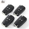 2 Button Flip Car Remote Key Shell Case For Opel Vauxhall Astra Zafira For Chevrolet Cruze Buick Key Cover Hu100 Blade