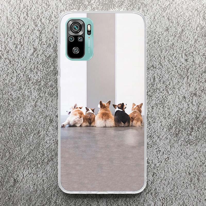 Cute Lovely Corgi Dogs Print Soft Case for Xiaomi Redmi Note 14 13 14S 12S 11S Phone Shell 10 Pro Plus 11E 11T 12 11 10S 9 Cover