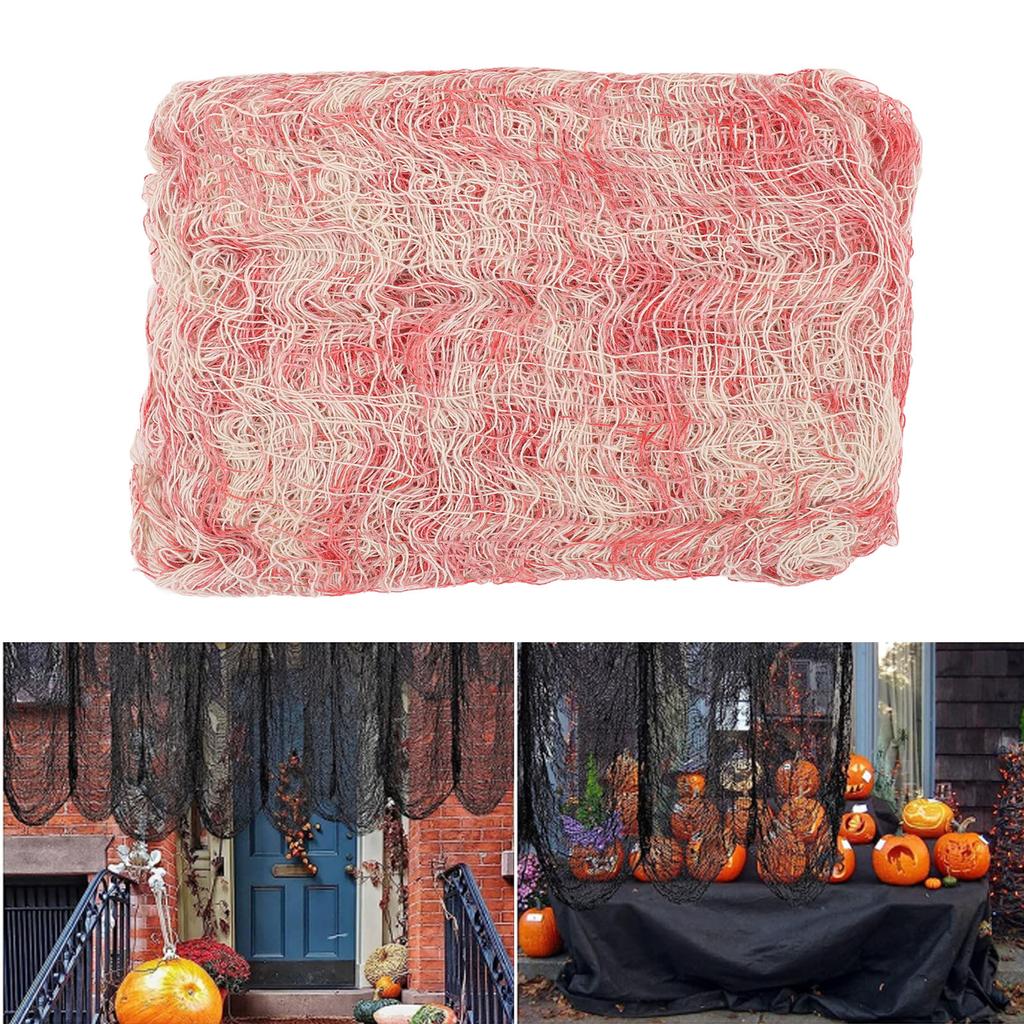 Creepy Cloth Tight Cuttable Reusable Party Supplies House Decorations Spooky Scary Gauze for Outdoor Terrace Garden