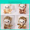 Tiny Plush Tiger Keychain Bag Charm Cute Cartoon Animal Gift For Kids