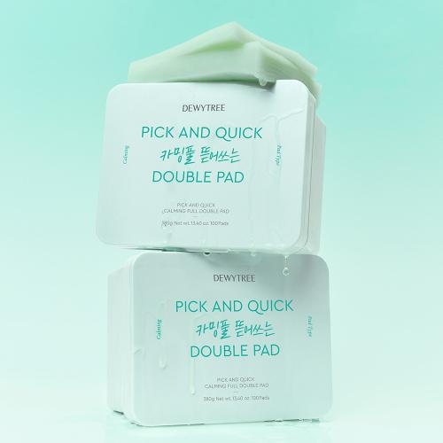 Dewytree Pick   Quick Makeup Remover Double Pad  100 Sheets
