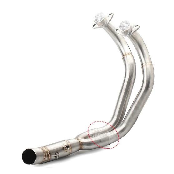 For Yamaha MT-07 FZ-07 MT07 FZ07 XSR700 2014-2023 Motorcycle Exhaust Front Pipe Muffler System Escape