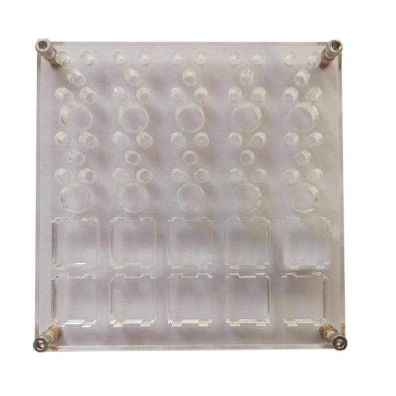 Double Layer Switch Lubricate Board 2-in-1 Mechanical Keyboard Switch Tester Base DIY Tool Lube Modding Station Platform 1